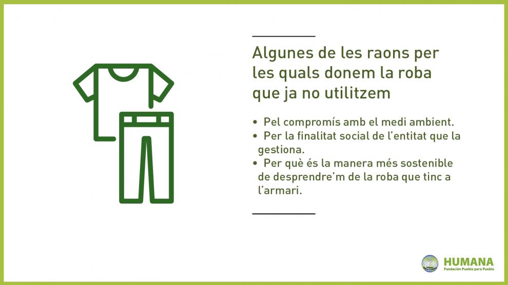 Raons per les quals donem la roba que no utilitzem